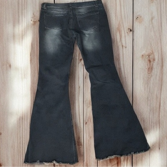 Bamboo super flare jeans junior plus size 15 - Picture 2 of 5